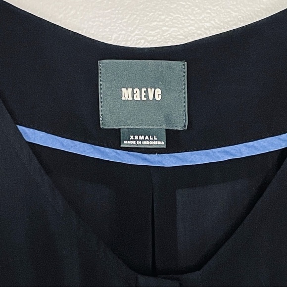 Maeve Black 3/4 sleeve Blouse‎ Size XS - Picture 5 of 10